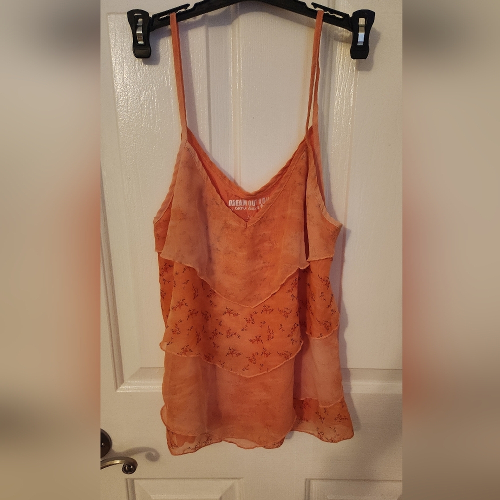Selena Gomez Dream Out Loud Orange Top